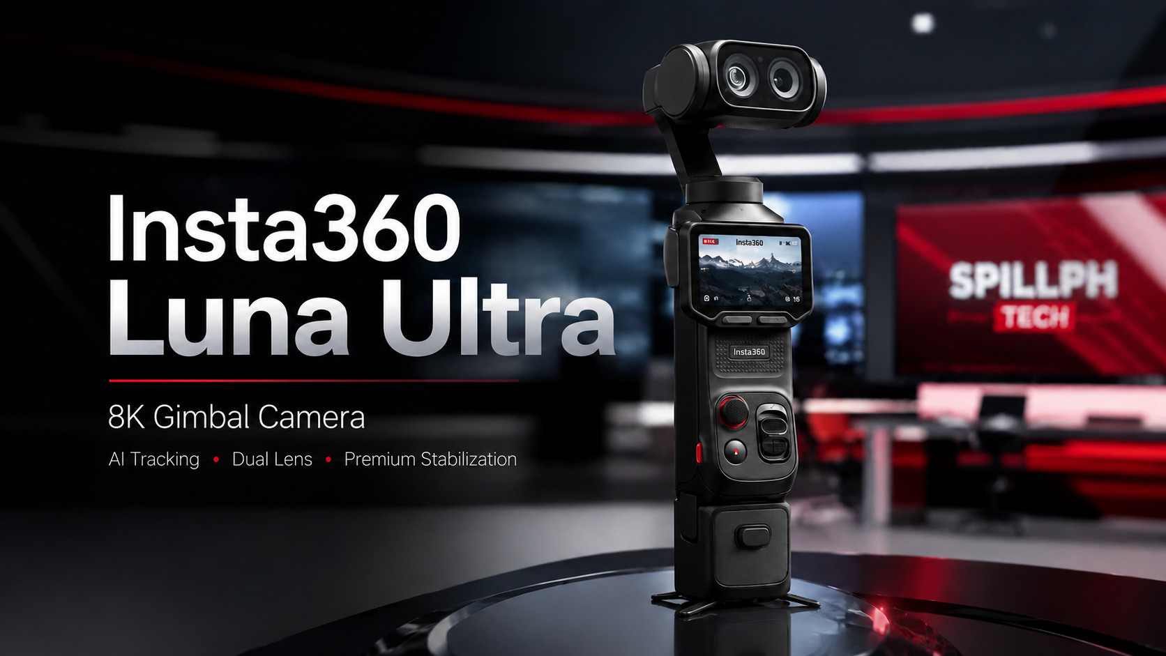 Insta360 Luna Ultra 8K dual-lens gimbal camera