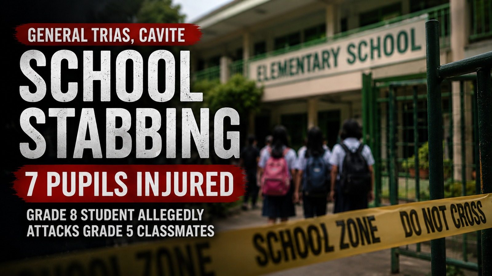 General Trias school stabbing involving seven injured pupils